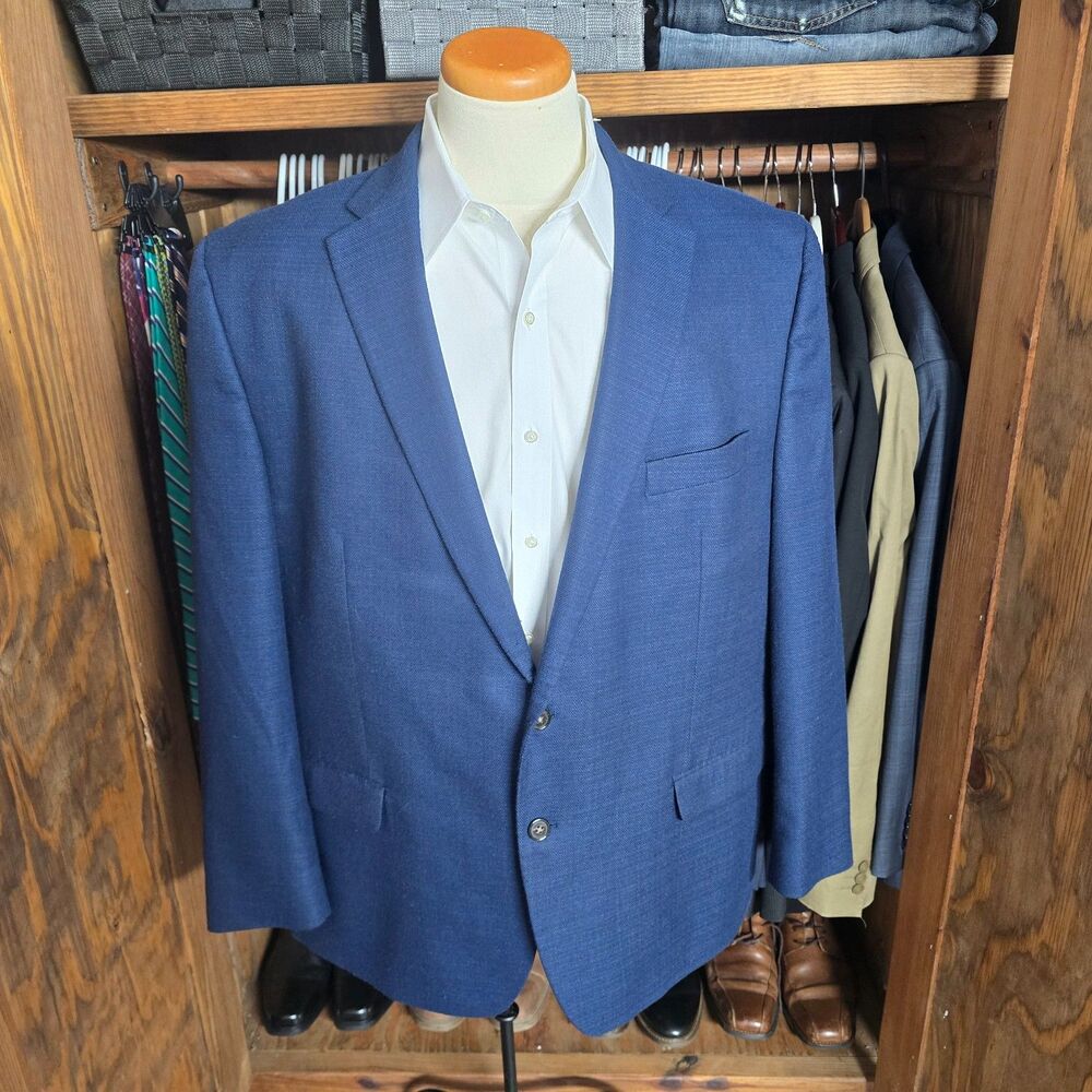Chaps Men's Modern Fit Blue Blazer 50R